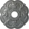 Ekena Millwork Rotherham Ceiling Medallion (Fits Canopies up to 3 1/2"), 18"OD x 3 1/2"ID x 1 1/2"P, Platinum CM17ROPLS - alternate 1
